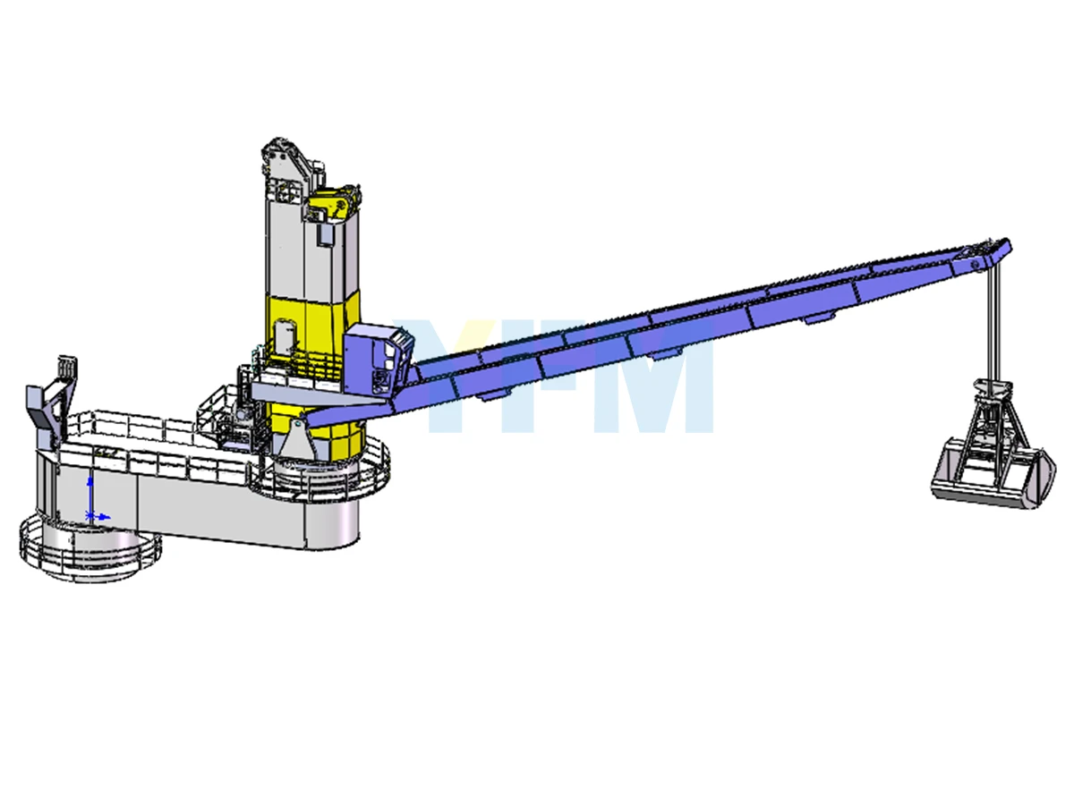 YFM Eccentric Offshore Grab Crane YFM Eccentric Offshore Grab Crane