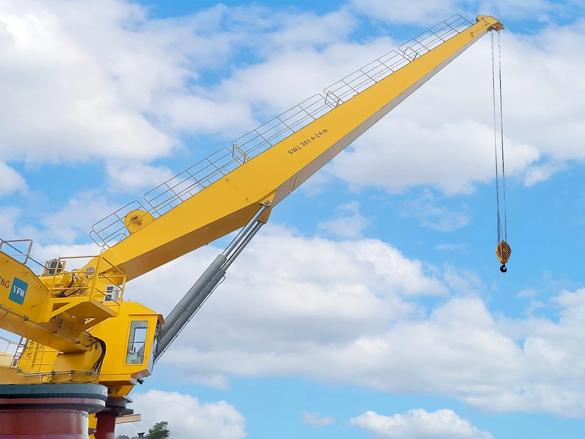 fixed boom deck crane fixed boom deck crane